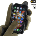 Тактические перчатки M-Tac Fleece Thinsulate Olive,Зимние военные флисовые перчатки,Теплые стрелковые перчатки, L - изображение 7