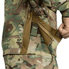 Тактична зимова куртка на флісі Phantom System Multicam / Водовідштовхувальна військова куртка камуфляж, S - зображення 5