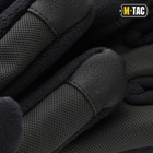 Тактические перчатки M-Tac Fleece Thinsulate Black,Зимние военные флисовые перчатки,Теплые стрелковые перчатки, L - изображение 2