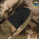 Тактические перчатки M-Tac Winter Soft Shell MM14, Зимние военные перчатки Пиксель, Теплые стрелковые перчатки, XL - изображение 2