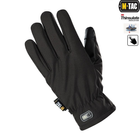 Тактические перчатки M-Tac Soft Shell Thinsulate Black, Зимние военные перчатки, Теплые стрелковые перчатки, L - изображение 3