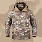 Тактическая мужская куртка Pave Hawk PLY-6 Camouflage CP с капюшоном и карманами сзади taktical, M - изображение 1