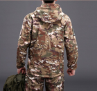 Тактична чоловіча куртка Pave Hawk PLY-6 Camouflage CP з каптуром та кишенями ззаду taktical, L - зображення 3