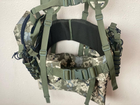 Ременно-плечевая система (разгрузка) укомплектованная, РПС для военных, Разгрузочный жилет РПС MOLLY, пиксель, XXL - изображение 2