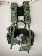 Ременно-плечевая система (разгрузка), РПС для военных, Разгрузочный жилет РПС MOLLY, мультикам, XXL - изображение 2