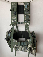 Ременно-плечевая система (разгрузка) укомплектованная, РПС для военных, Разгрузочный жилет РПС MOLLY, пиксель, XXL - изображение 4