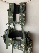 Ременно-плечевая система (разгрузка) укомплектованная, РПС для военных, Разгрузочный жилет РПС MOLLY, пиксель, XXL - изображение 7