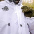 Тактический костюм Клякса, дождевик зимний, водонепроницаемый. - изображение 5