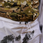 Тактический костюм Клякса, дождевик зимний, водонепроницаемый. - изображение 8