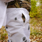 Тактический костюм Клякса, дождевик зимний, водонепроницаемый. - изображение 9