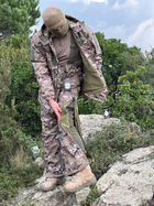 Зимний тактический костюм мультикам софтшел (softshell) повышенной плотности с двойным флисом XXL - изображение 6