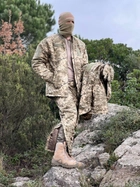 Зимний комплект формы ВСУ пиксель Теплая военная куртка, теплые штаны и верхняя куртка S - изображение 1