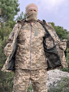 Зимний комплект формы ВСУ пиксель Теплая военная куртка, теплые штаны и верхняя куртка M - изображение 5