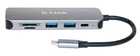 USB-Концентратор D-Link DUB-2325 2xUSB3.0, 1xUSB TypeC, 1xSD, 1x-microSD, USB TypeC (DUB-2325)
