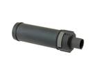 Глушник QD 126mm з полум'ягасником - Black (для страйкболу) - зображення 3