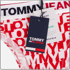 Majtki damskie bawełniane Tommy Hilfiger Jeans UW0UW0355609U S Czerwone/Białe (8720641927758) - obraz 3
