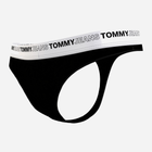 Majtki stringi damskie bawełniane Tommy Hilfiger Jeans UW0UW03865BDS S Czarne (8720641941693) - obraz 3
