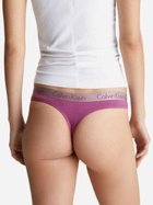 Majtki stringi damskie bawełniane Calvin Klein Underwear 000QD3539EVAE M Fioletowe (8720107322950) - obraz 2