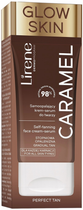 Крем-сироватка для обличчя Lirene Perfect Tan самозасмага Caramel 50 мл (5900717084100) - зображення 1