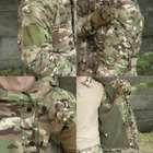 Чоловіча тактична куртка HAN WILD G8 мультикам з флісовою підкладкою розмір XL - зображення 4