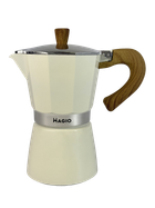 Кофеварка гейзерная алюминиевая Magio 450 мл на 9 чашек (MG-1009)