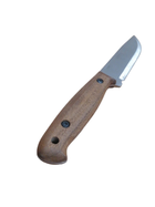 Туристический нож CSHF, углеродистая сталь, ручка дуб, чехол кожа, лезвие 120мм ADVENTURER BPS KNIVES - изображение 3
