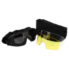 Захисні окуляри-маска SPOSUNE JY-023-1 оправа-чорна колір лінз сірий - изображение 9