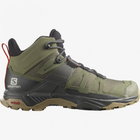 Черевики Salomon X ULTRA 4 MID GTX з водонепроникною мембраною GORE-TEX | Deep Lichen/Peat/Kelp, розмір 42 - зображення 3