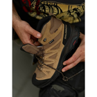 Ботинки Salomon X WARD Leather MID GTX 3 водонепроницаемой мембраной Gore-Tex® Kangaroo/Black/Dull Gold, размер 43 - изображение 9