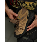 Черевики Salomon X WARD Leather MID GTX 3 водонепроникною мембраною Gore-Tex® | Kangaroo/Black/ Dull Gold, розмір 42 - зображення 9