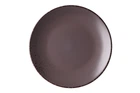 Обеденная тарелка Ardesto Lucca 26см из керамики Grey brown (AR2926GMC)