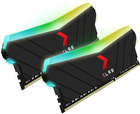 Pamięć PNY DDR4-3200 32768MB PC4-25600 (zestaw 2x16384) XLR8 RGB (MD32GK2D4320016XRGB) - obraz 4