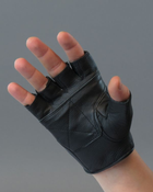 Перчатки кожаные без пальцев MIL-TEC 12517002 S Black (2000000048376) - изображение 15