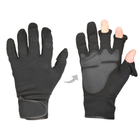 Рукавиці тактичні MIL-TEC Neoprene/Amaro Shooting Gloves 11657002 L Black (2000980579945) - зображення 3