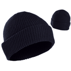 Шапка акрилова грубої в'язки Sturm Mil-Tec Beanie Cap Dark Navy (12132003) - зображення 1