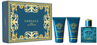 Zestaw Versace Eros Woda toaletowa 50 ml + Balsam po goleniu 50 ml + Żel pod prysznic 50 ml (8011003879380) - obraz 1