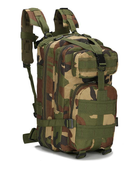 Тактический походный рюкзак Military T 414 25 L Камуфляжный пиксель - изображение 3