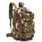Тактический походный рюкзак Military T 414 25 L Камуфляжный пиксель - изображение 5