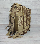 Тактический походный рюкзак Military T 413 25 L Камуфляжный пиксель - изображение 4