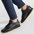 Чоловічі кросівки Reebok Classic Leather 100008493 45 (11.5US) 29.5 см Чорні (4065419120332) - зображення 5