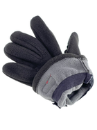 Тактические зимние теплі перчатки с откидными пальцами на флисе, многоцелевые перчатки XL Черные - изображение 4