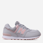 Buty sportowe dziecięce dla dziewczynki New Balance 574 GC574CG1 37 Szare (196307145121)