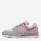 Дитячі кросівки для дівчинки New Balance 574 PV574SA2 32.5 Сірі (195173159324) - зображення 2