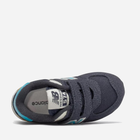 Buty sportowe chłopięce na rzepy New Balance 574 IV574MS2 21.5 Granatowe (195173119250) - obraz 3