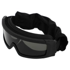 Захисні окуляри-маска SPOSUNE JY-027-2 оправа-чорна колір лінз сірий - изображение 5