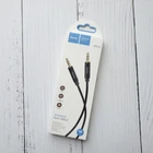 Аудіо кабель Aux Hoco UPA19 mini-Jack 3.5mm to 3.5mm чорний 1 метр