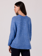 Sweter z golfem damski ciepły BeWear BK105 One Size Niebieski (5905563715673) - obraz 2
