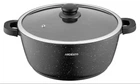 Каструля Ardesto Gemini Anzio зі скляною кришкою 6.4 л алюміній чорна