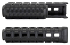 Цевье DLG TACTICAL HAND GUARD для АК-47 / АК- 74 c планкой Picatinny + слоты M-LOK (полимер) черное - изображение 5