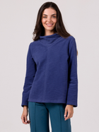 Sweter damski z bawełny BeWear B268 S Indigo (5905563718056)